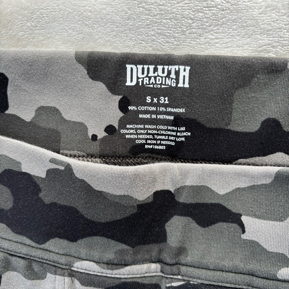 Duluth Trading Noga naturale Camouflage boot cut Pants small - Picture 2 of 8